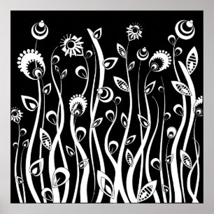 fantasy flowers poster