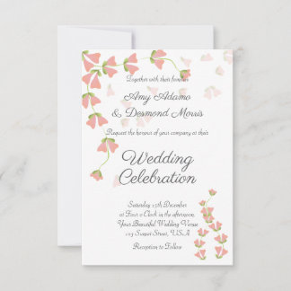 Fantasy Flowers Wedding Invite