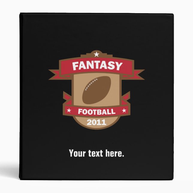Fantasy Football 2011 Custom Binder (Front)