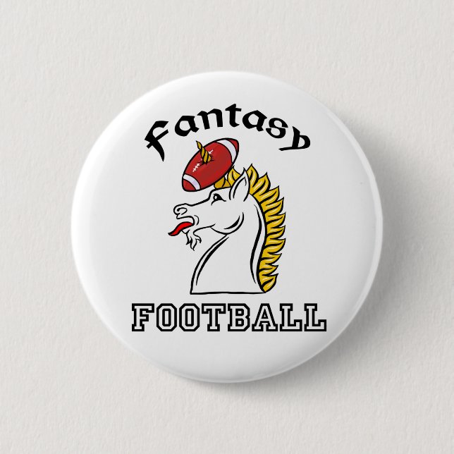 Fantasy Football 2 Inch Round Button (Front)