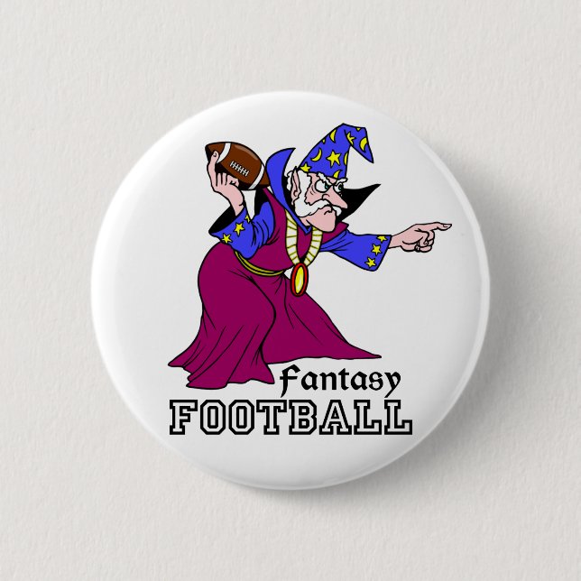 Fantasy Football 2 Inch Round Button (Front)