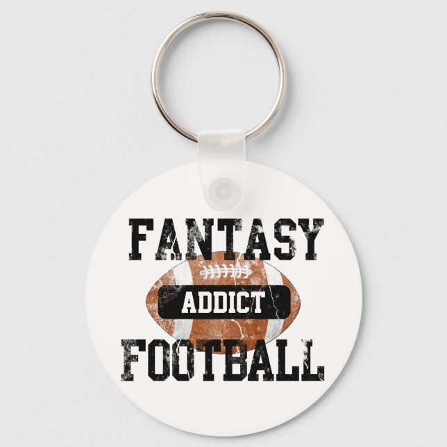 Fantasy Football Addict Keychain (Front)