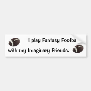 Fantasy Football Bumper Sticker