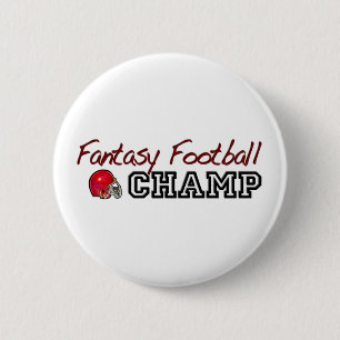 Fantasy Football Champ 2 Inch Round Button