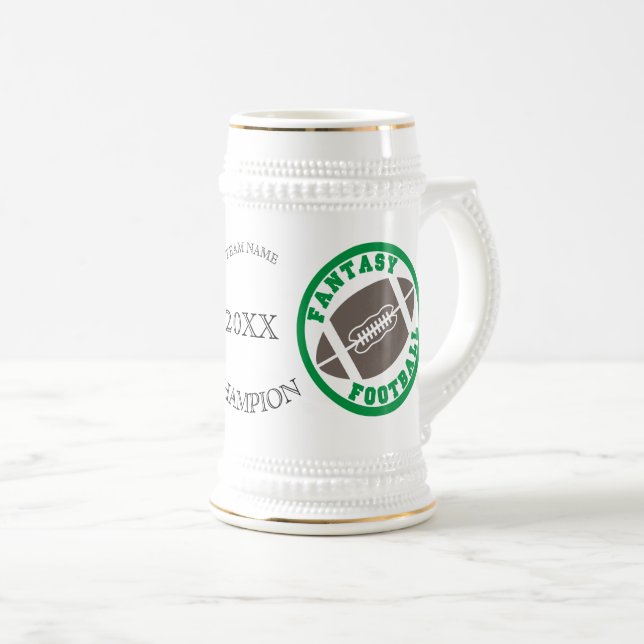 Fantasy Football Champ Beer Stein (Front Right)