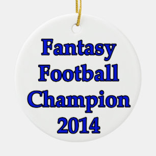 Fantasy Football Champion 2014 Ceramic Ornament