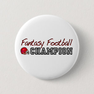 Fantasy Football Champion 2 Inch Round Button