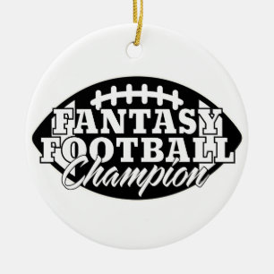 Fantasy Football Champion Ceramic Ornament
