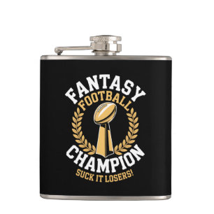 Fantasy Football Champion Hip Flask