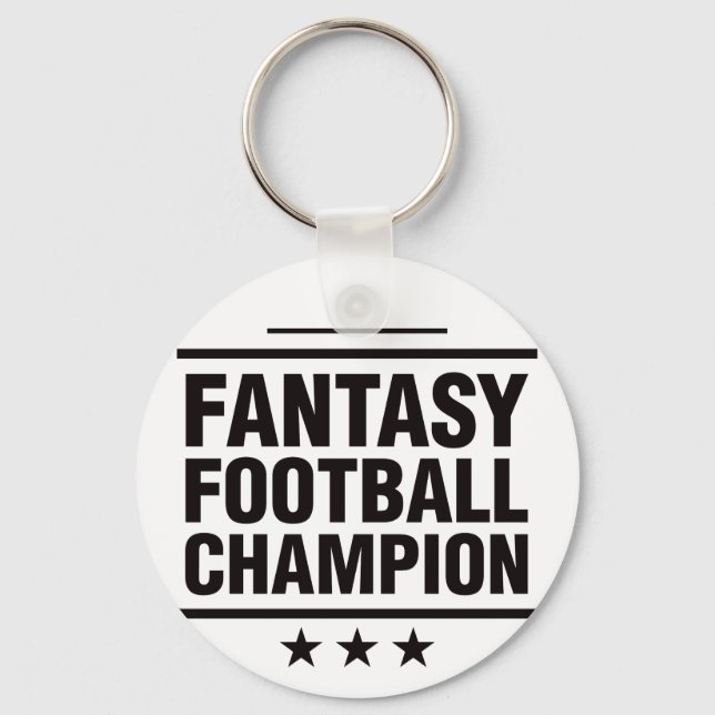 Fantasy Football Champion! Keychain (Front)