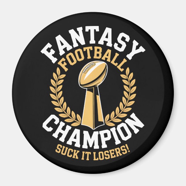 Fantasy Football Champion Magnet (Front)