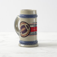 Fantasy Football Champion Trophy (Red and Blue)