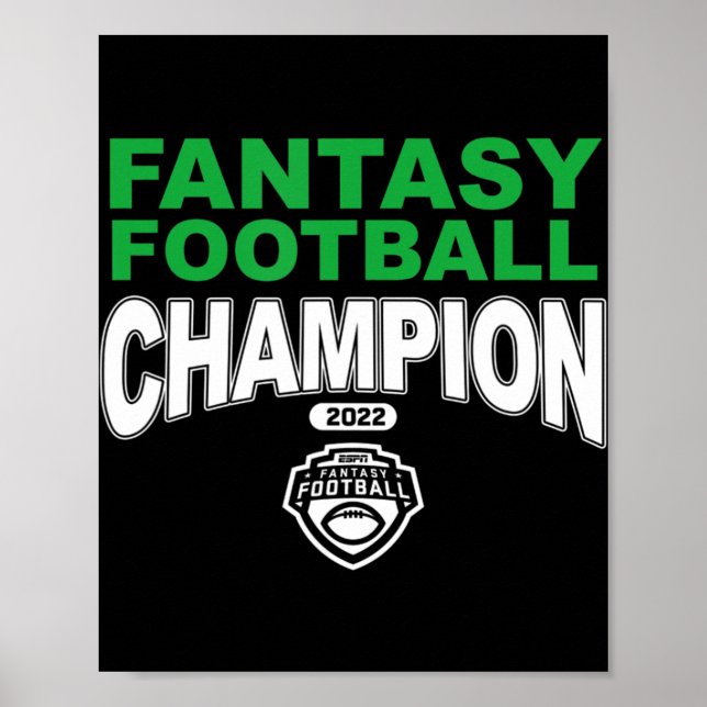 Fantasy Football Champion Twenty TwentyTwo Poster (Front)