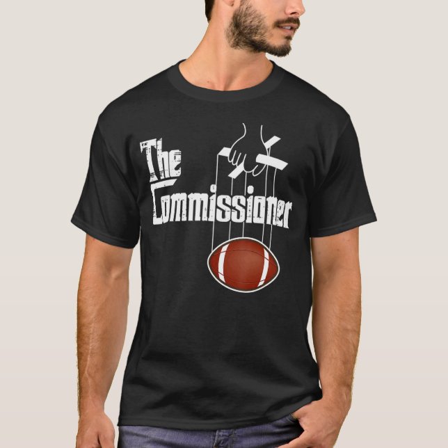 Fantasy Football Commissioner Draught Party commis T-Shirt (Front)