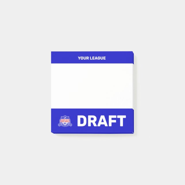 Fantasy Football Draught Board Post-it Notes (Front)