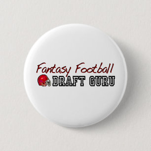 Fantasy Football Draught Guru 2 Inch Round Button