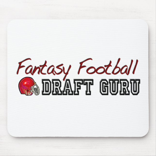 Fantasy Football Draught   Guru Mouse Pad (Front)