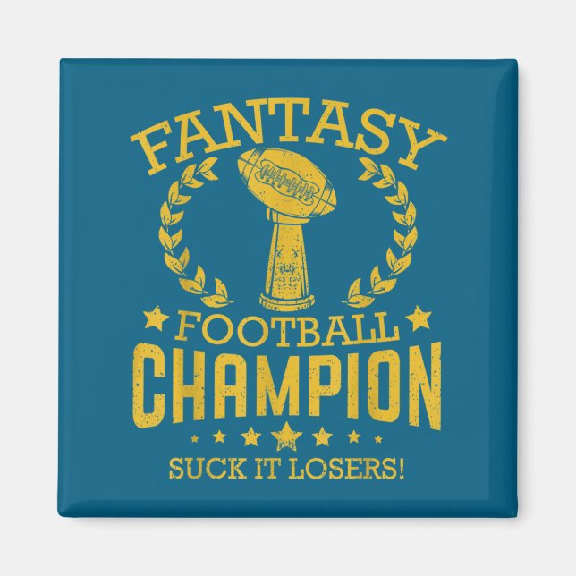 Fantasy Football Funny Champ Chamon  Magnet (Front)