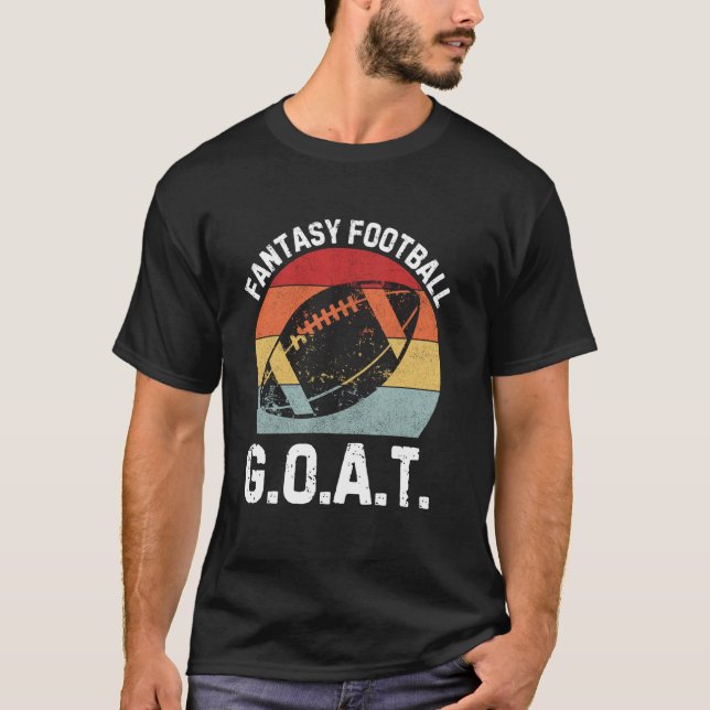 Fantasy Football G.O.A.T. T-Shirt (Front)