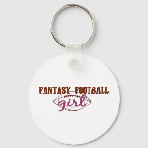 Fantasy Football Girl Keychain