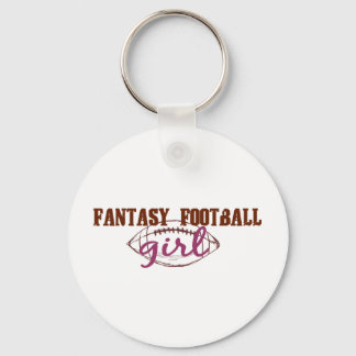 Fantasy Football Girl Keychain