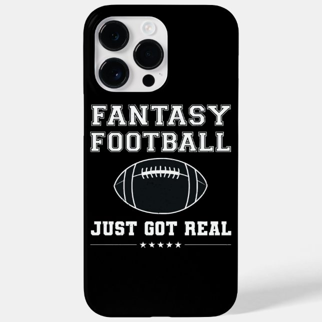 Fantasy Football Just Got Real Case-Mate iPhone Case (Back)
