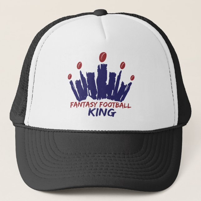 Fantasy Football King Trucker Hat (Front)