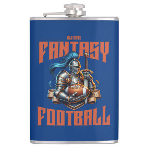Fantasy Football Knight Hip Flask