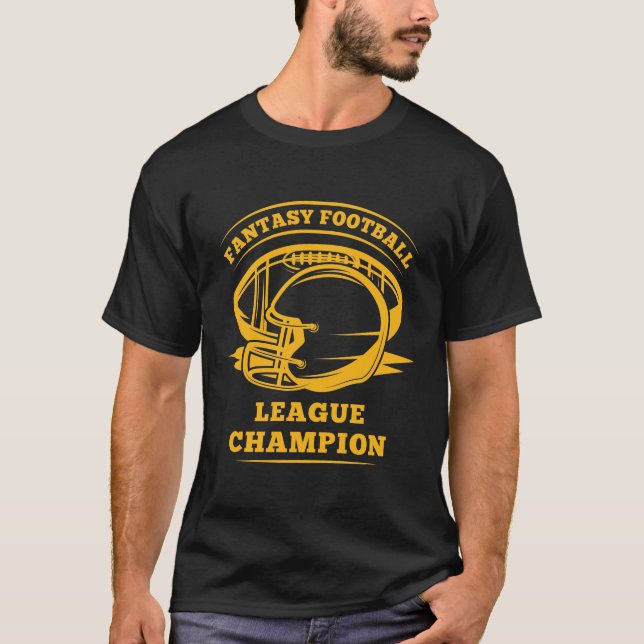 Fantasy Football League Champion T-Shirt (Front)