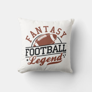 Fantasy Football Legend Throw Pillow