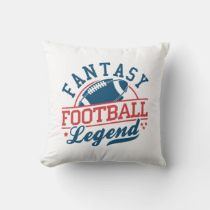 Fantasy Football Legend Throw Pillow