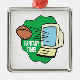 Fantasy Football Metal Ornament