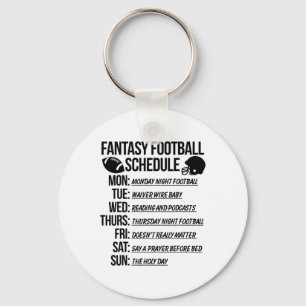 Fantasy Footll Draught Party  Keychain