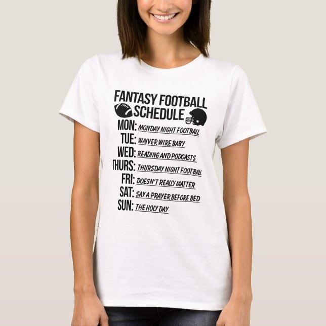 Fantasy Footll Draught Party  T-Shirt (Front)