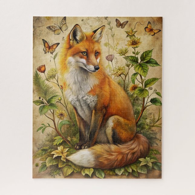 Fantasy Forest Animals Puzzle (Vertical)