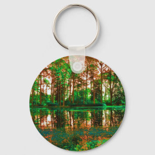 Fantasy Forest by Shirley Taylor Keychain