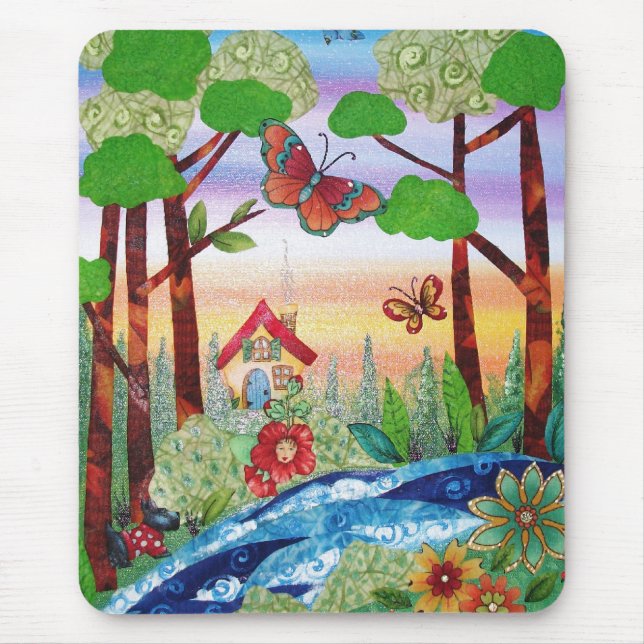 Fantasy Forest Mouse Pad (Front)