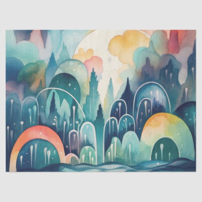 Fantasy Forest Tissue Paper (Front)