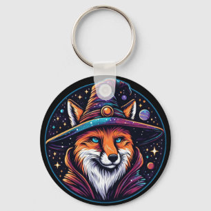Fantasy Fox - Celestial Wizard Keychain