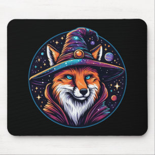 Fantasy Fox - Celestial Wizard Mouse Pad