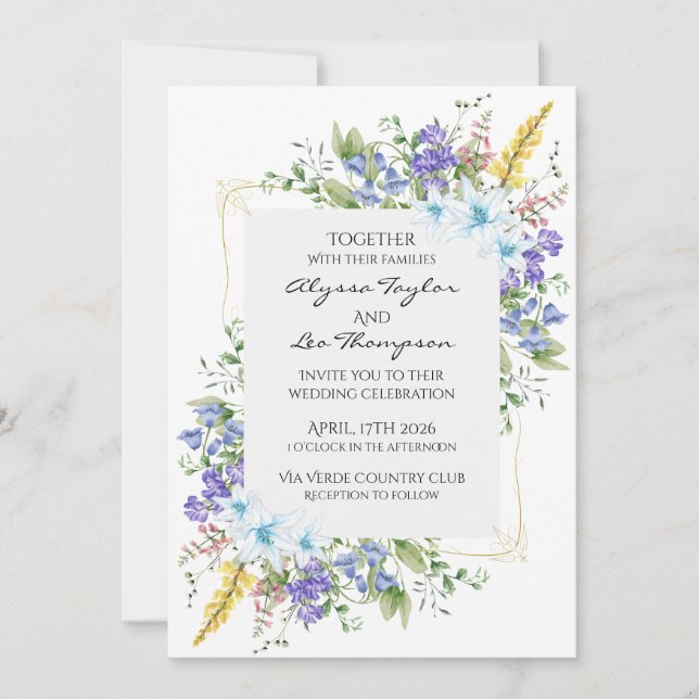 Fantasy Game wedding invitation  (Devant)