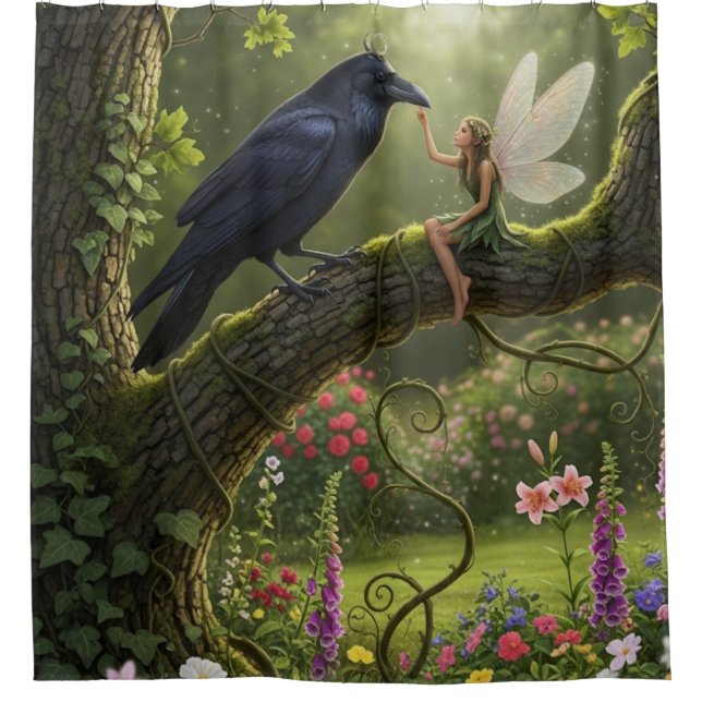 Fantasy Garden Fairy Raven (Front)