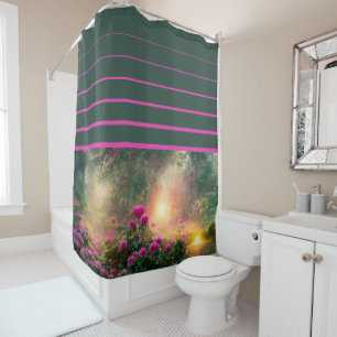 FANTASY Garden, Flowers, Roses - Shower Curtain