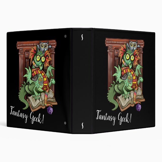 Fantasy Geek! Fan Dragon Binder (Background)