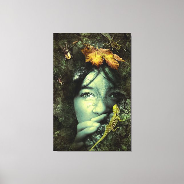 Fantasy Girl Canvas Print (Front)