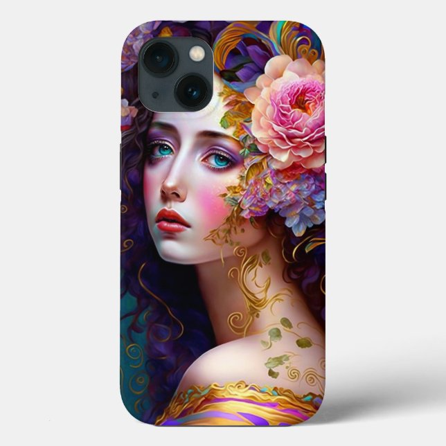 Fantasy Glam Woman Pop Art Case-Mate iPhone Case (Back)