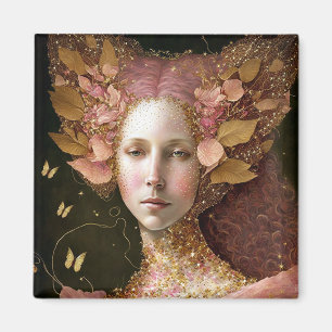 Fantasy Glam Woman Pop Art Magnet