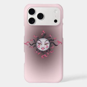 Fantasy Gothic Black Pink Sun Goddess Face