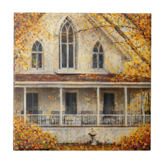 Fantasy Gothic-Revival Carpenter House  Tile