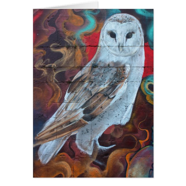 Fantasy Graffiti Snowy Owl (Front)